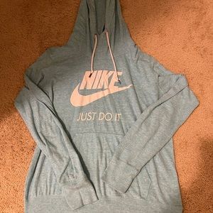 Blue Nike hoodie